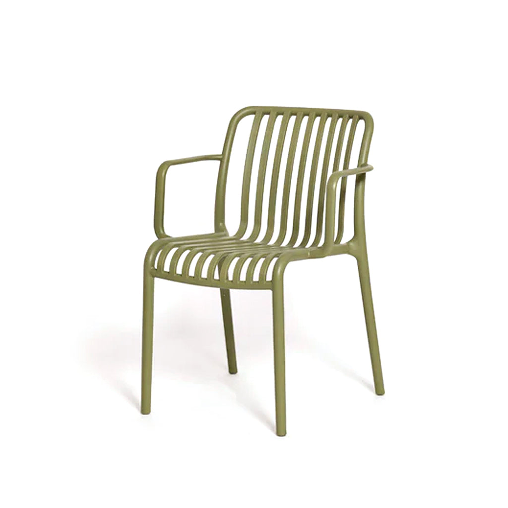 Jasper Outdoor Chair polyurethane in grey by Ned Collections