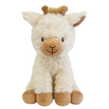 Juno the Giraffe soft toy by Lily & George with soft golden patches and plush texture