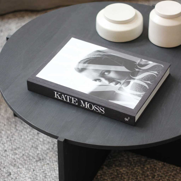 Kate book styled on a coffee table