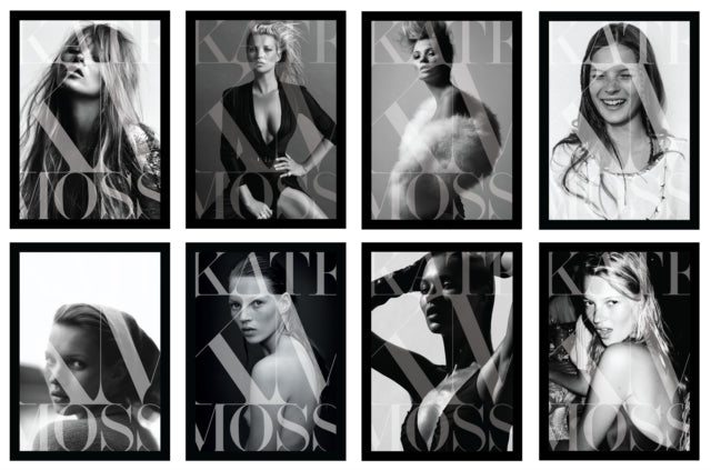 Kate book page spread showing a series of black and white photos