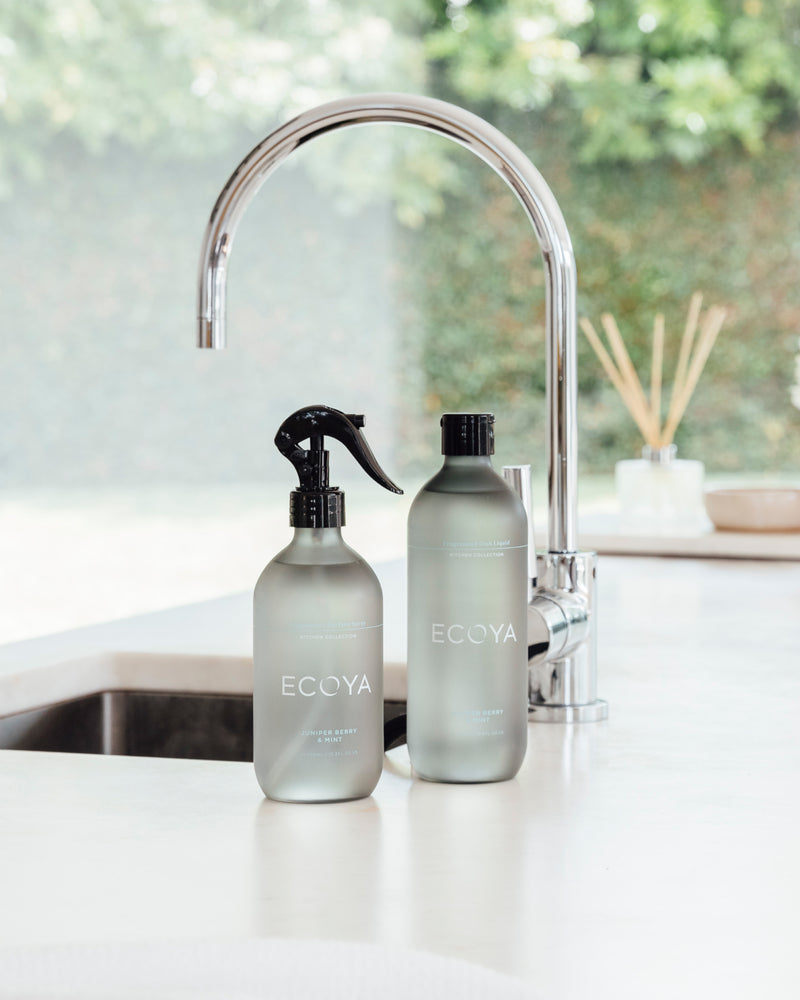 Ecoya Dish Liquid Refill 1L – Juniper Mint or Tahitian Lime Scent