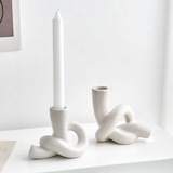 Ceramic Knot Candle Holder