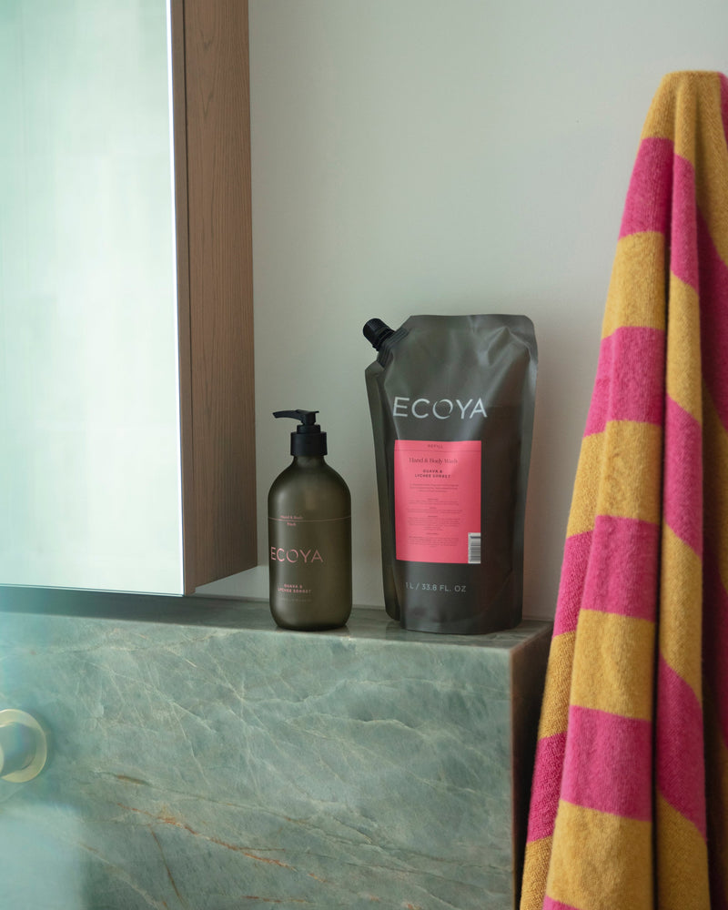 ECOYA Hand & Body Wash Refill 1L – Best-Selling Scents
