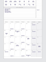 2026 Linen Planner & Calendar from Write to Me - Rose