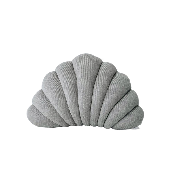 Bengali Small Shell Cushion – Mist (Oeko-Tex® Cotton)