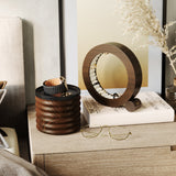 Umbra Tesora Wood Storage Box – Modern Two-Tier Jewelry Organizer