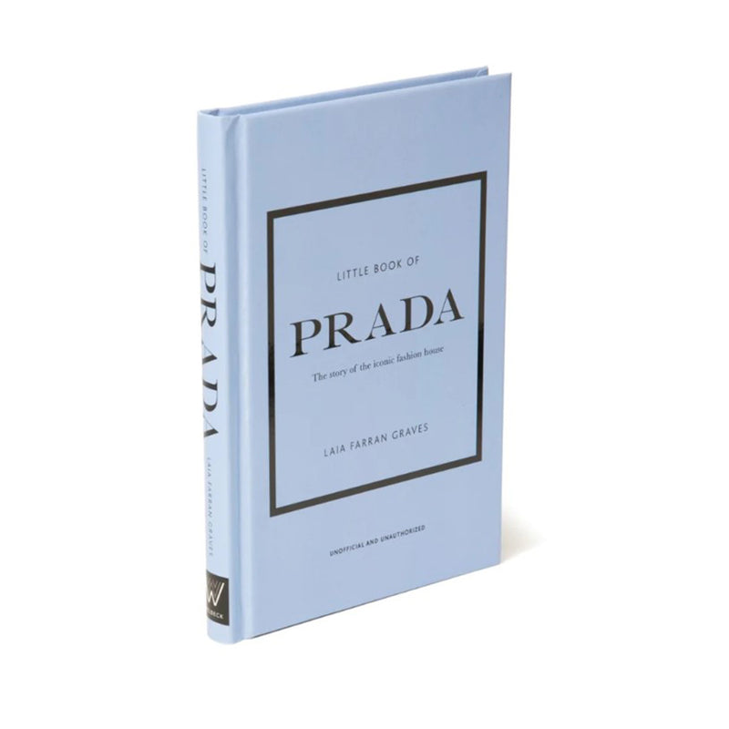 Little Book of Prada styled with home decor accessories