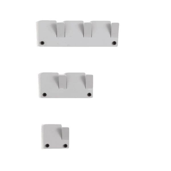 Three Alfa Wall Hooks Sets - Various Colours by Garcia Home on a white background.