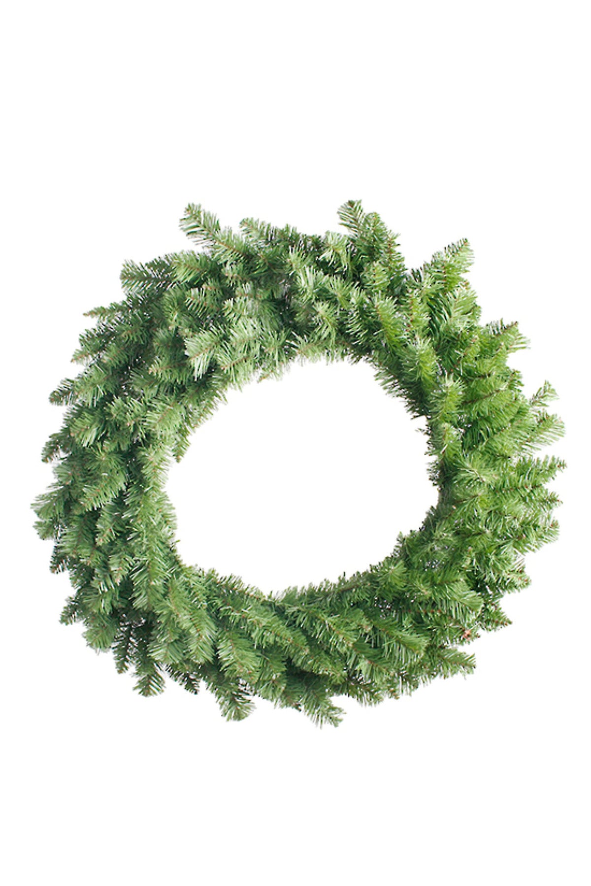 Full round artificial Royale Christmas wreath in classic deep green fir, 90cm and 115cm