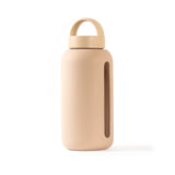 A Day Bottle with Hydration Tracker - Various Options by Bink, beige in color, on a white background, designed for daily hydration tracking.