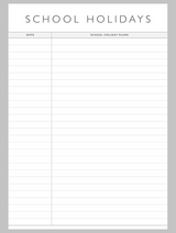 2026 Family Chaos Planner from Write to Me | A3 Wall Calendar (6 Columns)