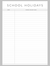 2025 Family Chaos Planner