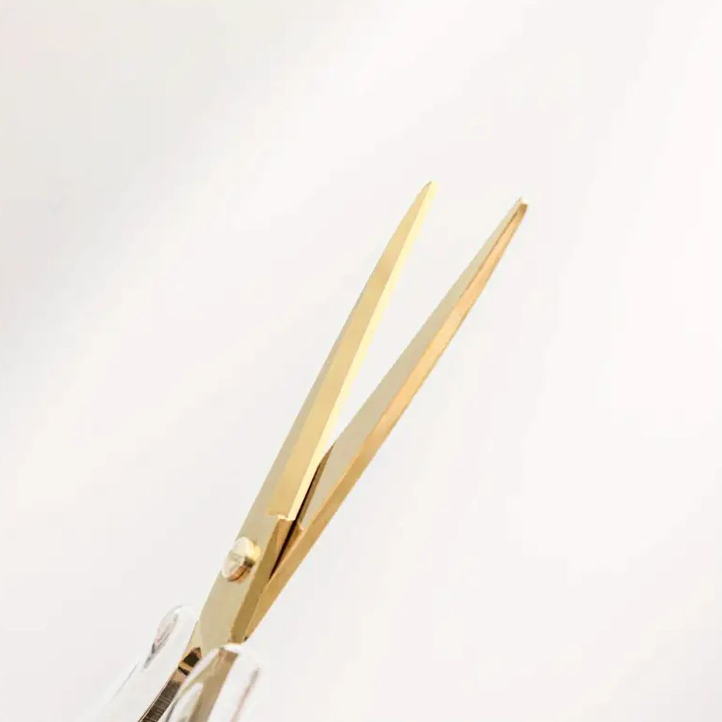 Acrylic Gold Scissors – Luxe Clear Desk Scissors