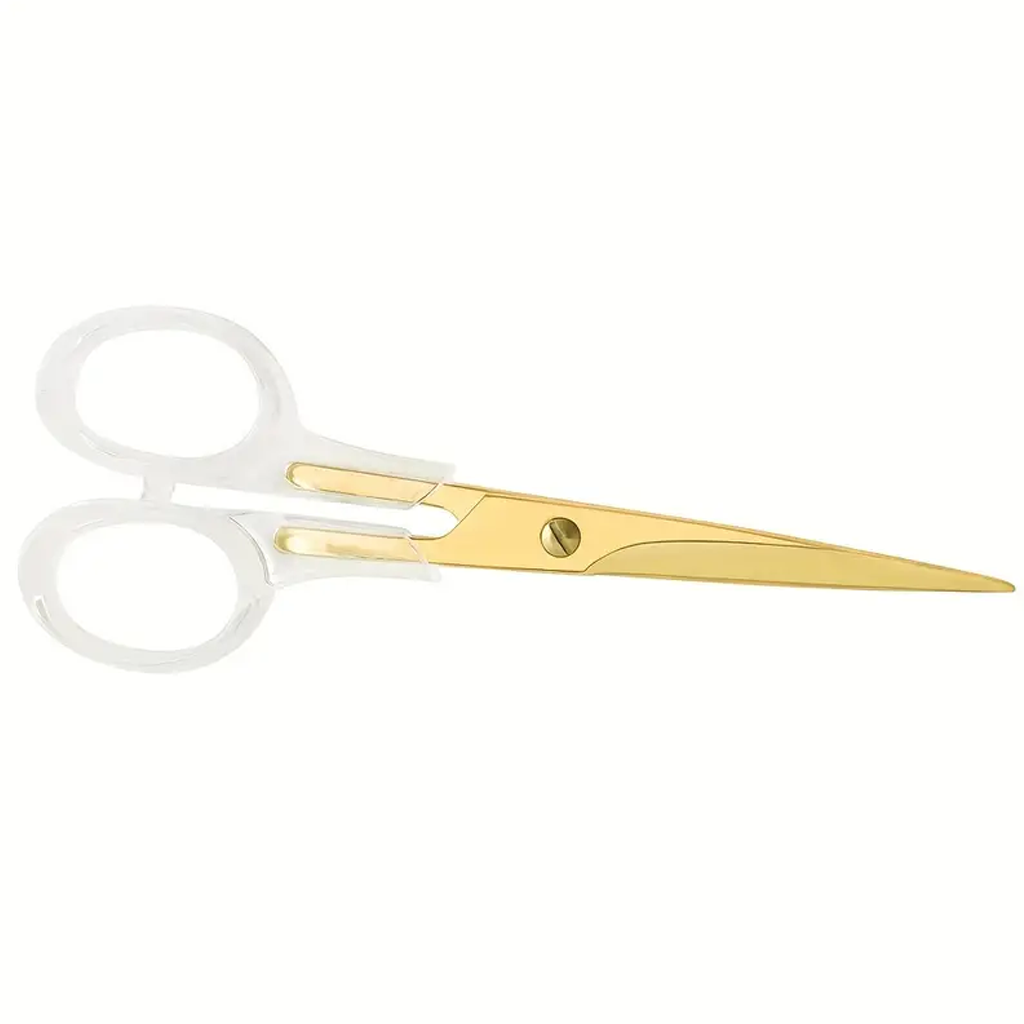 Acrylic Gold Scissors – Luxe Clear Desk Scissors