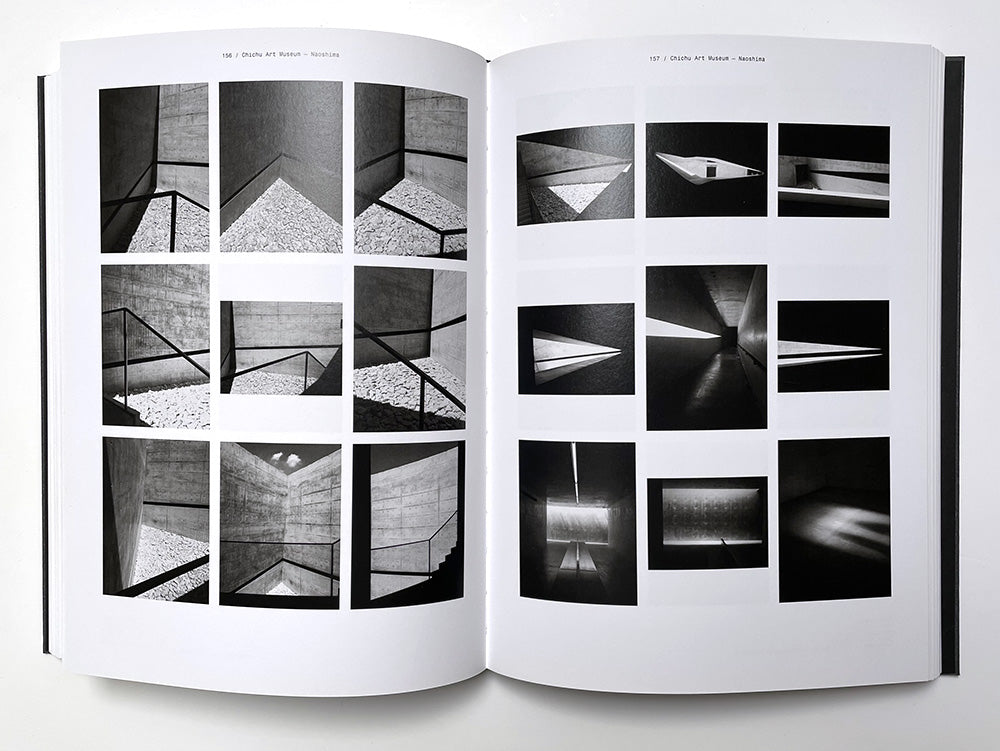 Atlas Tadao Ando page spread showing geometry and light