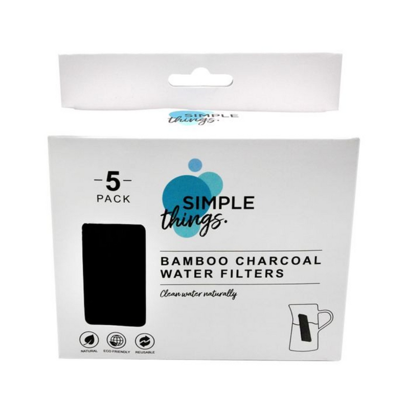 Bamboo Charcoal Water Filters, Pack of 5