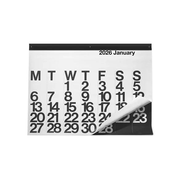 2026 Stendig Calendar | Iconic Oversized Wall Calendar by Massimo Vignelli - PREORDER