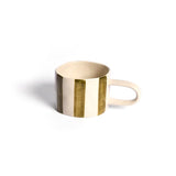 Fenton Stripe Mug – Hand-Painted Stoneware with Organic Stripes