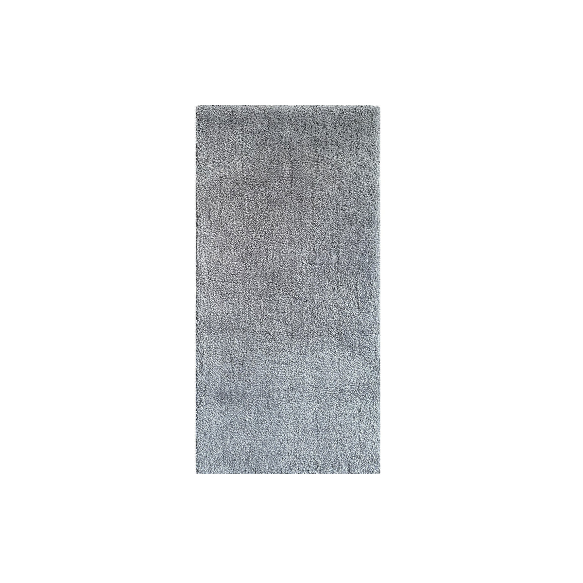 Ash grey rug in the 70 x 140 cm size, shown flat