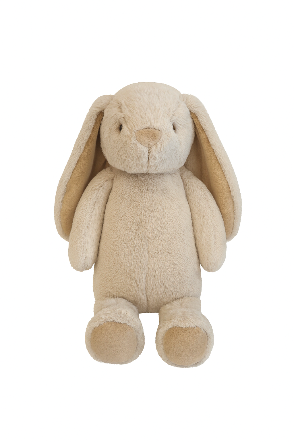 Biscuit coloured Thumper Bunny soft toy by Lily and George on white background