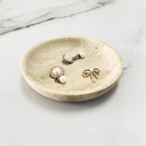 Travertine Dish