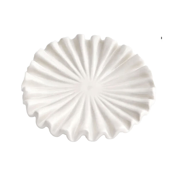 Ruffle Ceramic Tray