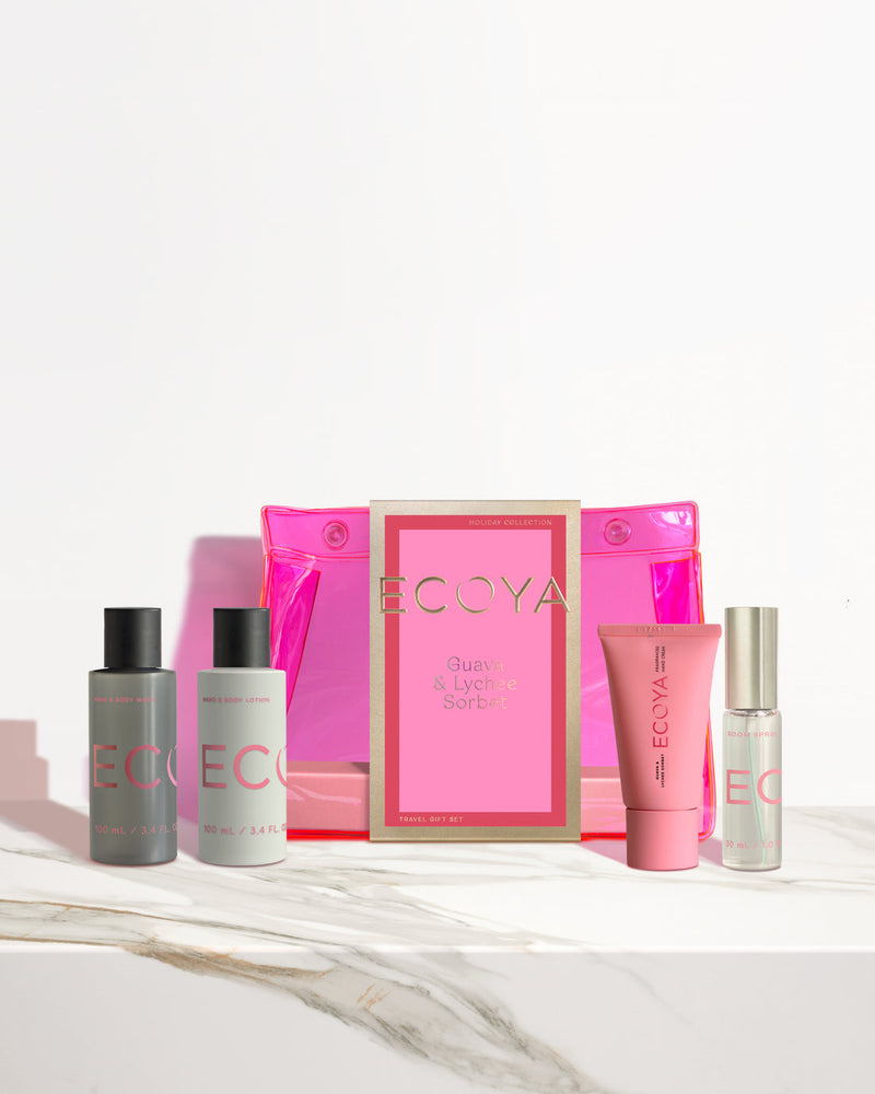 Holiday: Guava & Lychee Sorbet On Holiday Travel Gift Set