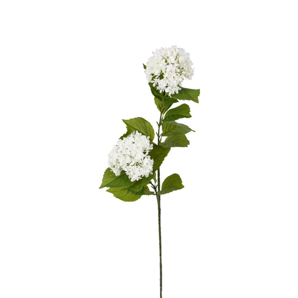 Viburnum Spray 2 Heads - White