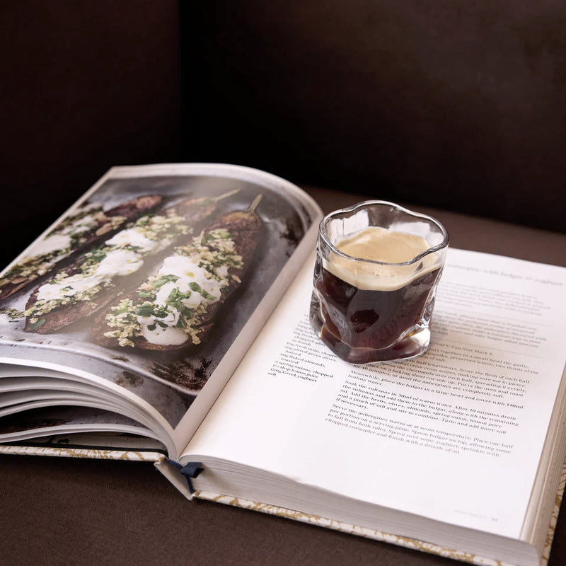 Wavy Glasses (Set of 2) from Papier HQ — Stackable Textured Tumblers