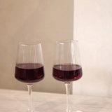 Amalfi Wine Glasses from Papier HQ (Set of 2) — Fluted, Slim Stem
