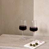 Amalfi Wine Glasses from Papier HQ (Set of 2) — Fluted, Slim Stem