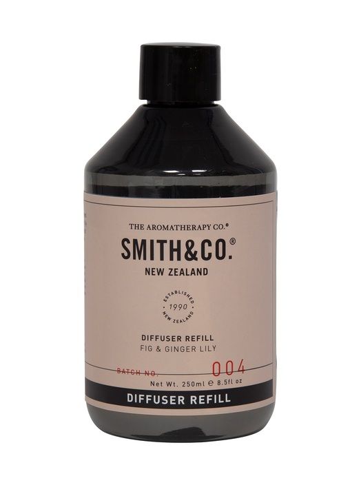 The Aromatherapy Co Smith & Co Diffuser Fluid Refill - Fig & Ginger Lily infused with the irresistible scent of sun-ripened figs.