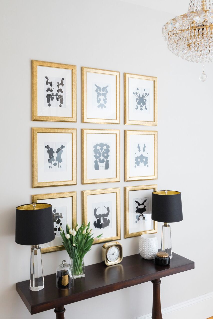 Your Home Your Style page spread showing a gallery wall