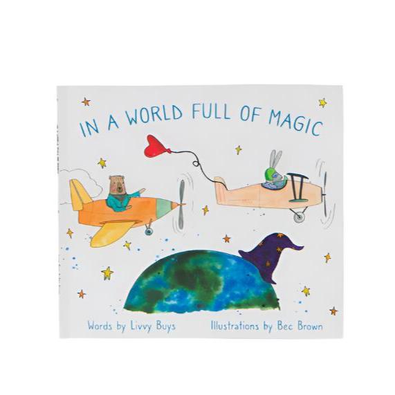 Embark on a magical adventure filled with love and enchantment with Olive + Page's product "IN A WORLD FULL OF MAGIC".