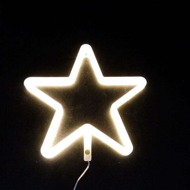 Close-up of cloud neon light detail