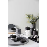 Terrazzo Vessel - Polystone Vase & Storage - Black | Zakkia