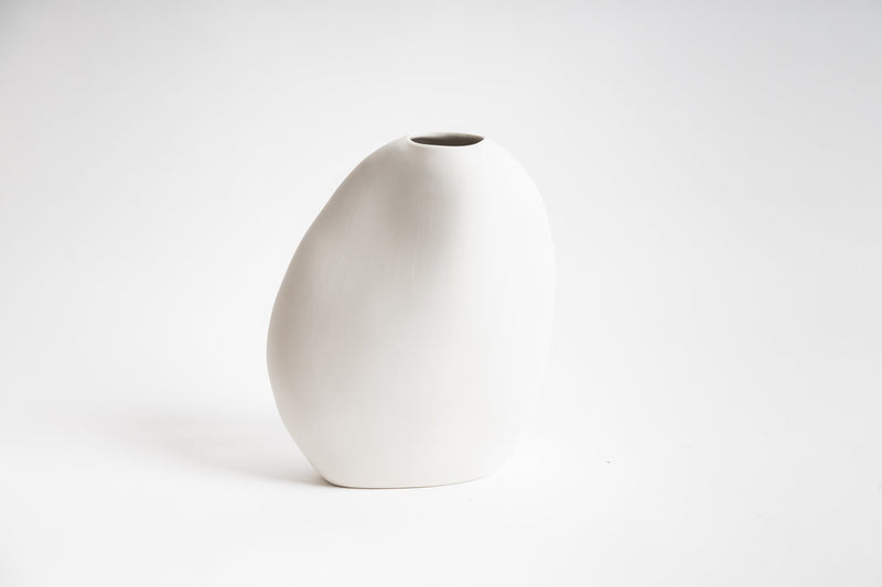 A SPECIAL ORDER ITEM, LT Harmie vase from Ned Collections standing elegantly on a white background.