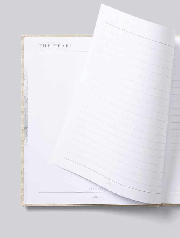 A 21 Years - 21 Years Of You journal with a white cover, perfect for recording memories over 21 years by Write To Me.