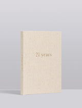 A Write To Me journal filled with memories from 21 Years - 21 Years Of You.