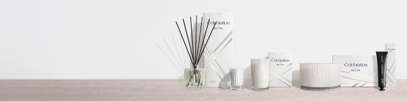 Ecoya Celebration | Gift Set reed diffusers offer a delightful home fragrance experience with a touch of Scandinavian elegance.