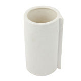 Burlap Vase - Large White
