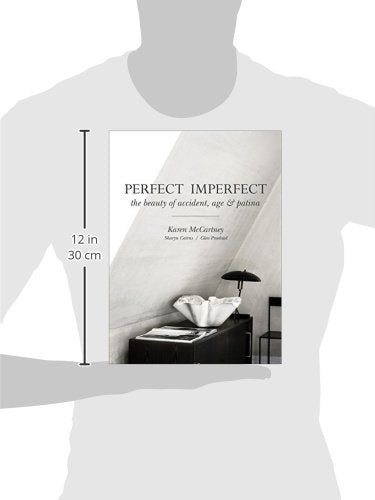 A book titled "Perfect Imperfect | The Beauty Of Accident Age And Patina" that celebrates the beauty and originality found in flaws, by Books.