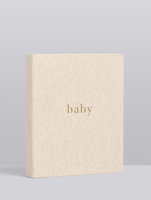 A perfect gift for a baby shower or nursery, this Write To Me baby book captures your baby's first five years.