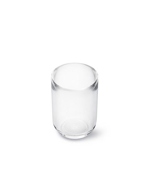 A Umbra Junip Tumbler - Acrylic from the Junip collection sitting on a white surface.
