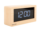 A Karlsson Boxed LED - Various Options clock with a digital display.