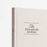The Intelligent Change Five Minute Journal featuring psychology and intelligent change elements, showcased on a white background.