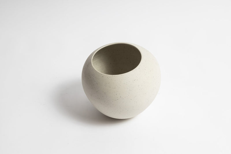 A unique RONNIE VASE crafted by skilled craftsmen on a pottery wheel. (Brand Name: Ned Collections)
