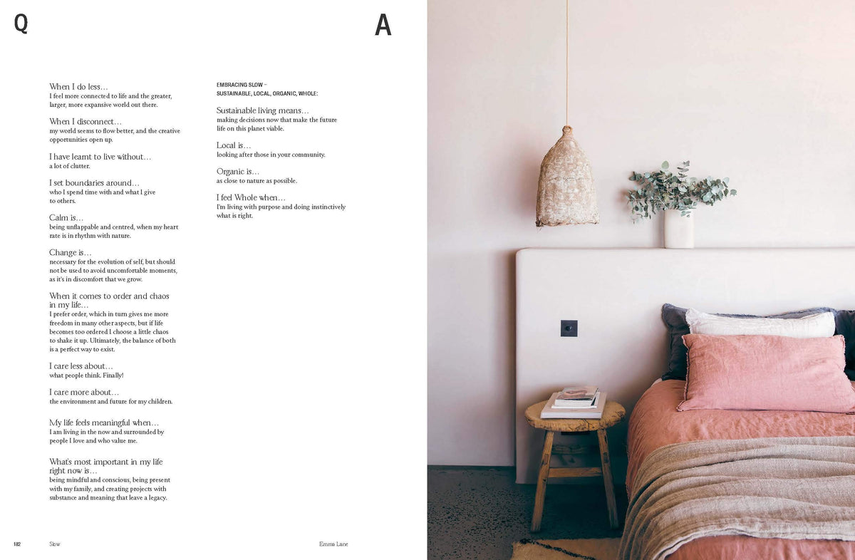 Still The Slow Home book back cover