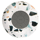 An Albi wireless shower speaker - assorted natural prints, resistant to water.