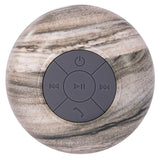 An Albi Wireless Shower Speaker with Assorted Natural Prints on it.